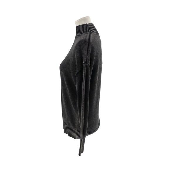 Alison Sheri Womens Grey Sweater With Pink Heart Size S/P Wool & Polyester Blend - Picture 12 of 12